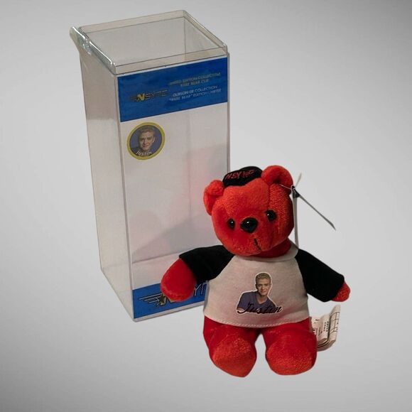 Vintage Justin Timberlake NSYNC  Limited Edition 7” Collectible Plush Bear Cub - Picture 12 of 16